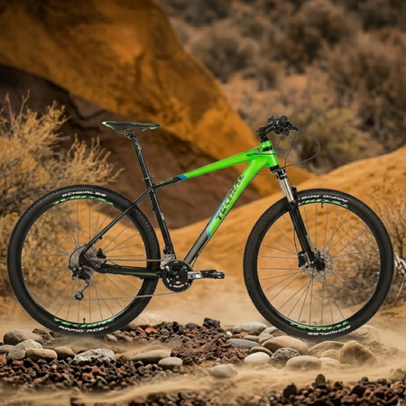 Bicicleta MTB Teknial Tarpan SL R29 20V Talle M Shimano Deore Neg/Ver Disco Hidr.