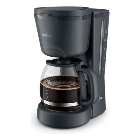 Cafetera De Filtro Philips Hd7430/90 Jarra 1.2 Lts Negra Negro