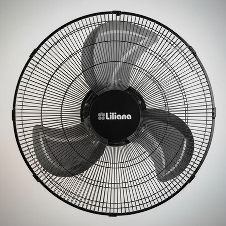Ventilador De Pared 20 Power Liliana Vw20powr 50.8 Cm Negro Acero Metal 3