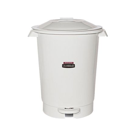 Tacho Recipiente Residuos Con Tapa Pedal 17 Lts Colombraro