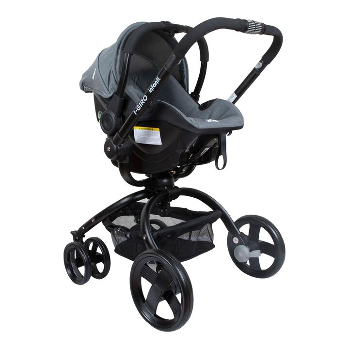 Cochecito con asiento gira 360 I-Giro Infanti gris - Vista 8