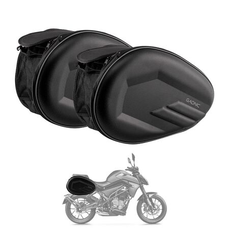 Bolso Doble Para Sillín de Moto Lateral Gadnic Impermeable 