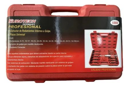 Kit Extractor de Rulemanes Interior a Golpe Eurotech