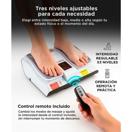 Masajeador Gadnic Jacarandá Relaja Piernas y Pies 3 Niveles 35w  110-240 V