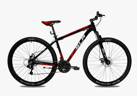 Bicicleta Mtb R29 Slp 10 Pro T18 21 Vel Shimano Negro con rojo