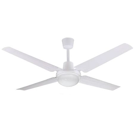 Ventilador de Techo Blanco 4 Palas Metálicas 120cm 5 Velocidades c/Luz Liliana