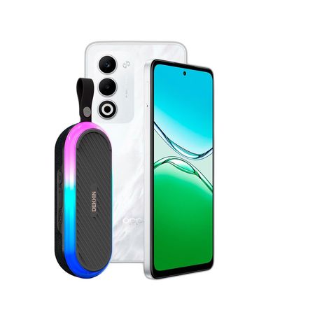 Combo Oppo A5 4G 4+256GB Blanco + Parlante Dekkin BT