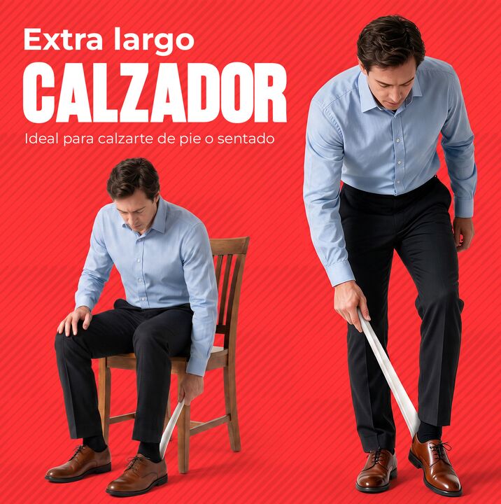 CALZADOR LARGO BRONCE - Vista 6