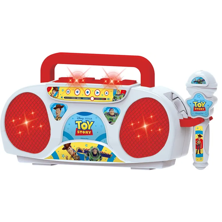 Parlante Toy Story Con Microf Y Sonid 57401
