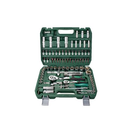 Set de Herramientas Gadnic 108 Piezas Mango Antideslizante Maletín Reforzado Crickets Llaves Tubo Puntas Variadas