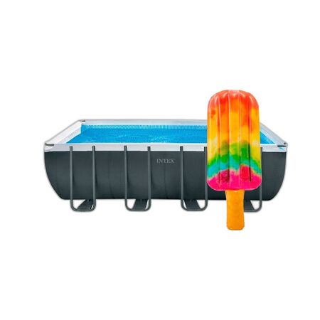 Combo Pileta Intex 17203L 549x274x132cm + Colchoneta Palito Helado