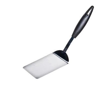 Espatula Rectangular Acero Inox Mango Plastico Guadix 11 Cm Plateado