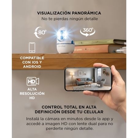 Cámara de Seguridad Gadnic con Lente Dual Visión Nocturna