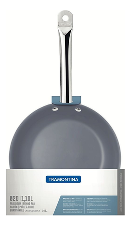 Sarten 20 Cm Tramontina Ceramica Acero Inox Professional Acero Inox