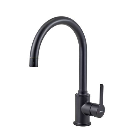 Grifería Cocina Monocomando Doble Función Peirano Move Negro