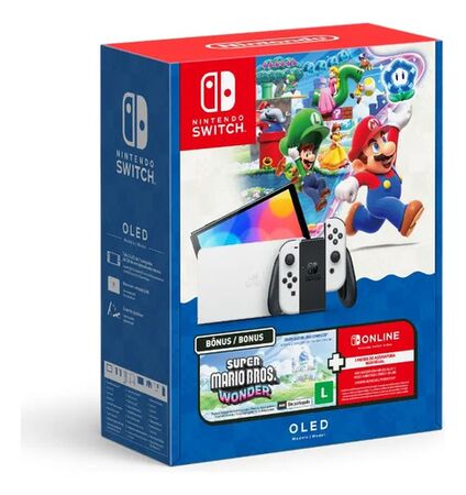 Nintendo Switch Super Mario Bundle Oled + 3 meses