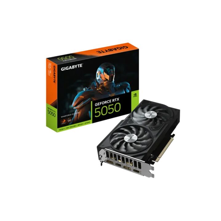 Placa de Video Gigabyte 8GB RTX5050 Windforce V2 Oc - Vista 1