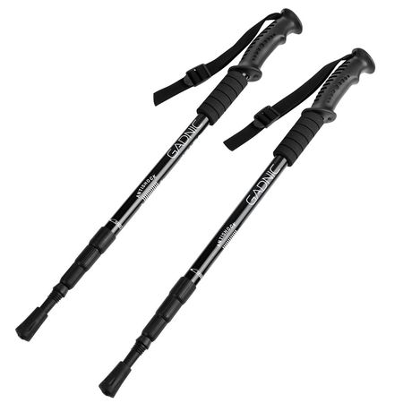 Kit de Bastones Trekking Gadnic Telescópico Antishock