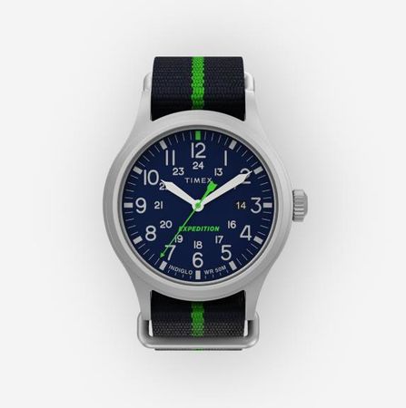 RELOJ ANALÓGICO TIMEX- EXPEDITION NORTH SIERRA-MALLA AZUL VERDE (TW2V23000)