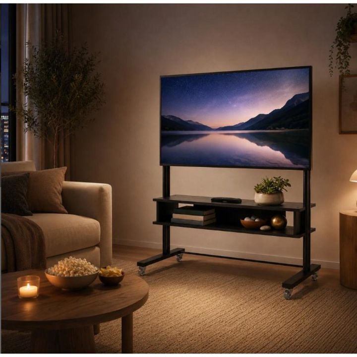 Rack TV Movil DS Home Total Negro - Vista 5