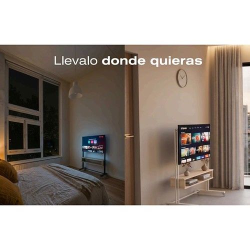 Rack TV Movil DS Home Negro - Vista 2