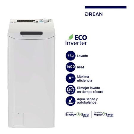 LAVARROPAS DREAN LTDRI0714PB0 7KG 1400RPM CARGA SUPERIOR EUROPEA