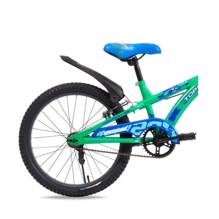 Bicicleta Infantil Topmega Speedmike Talle Único R20 1V Verde/Azul - Vista 4