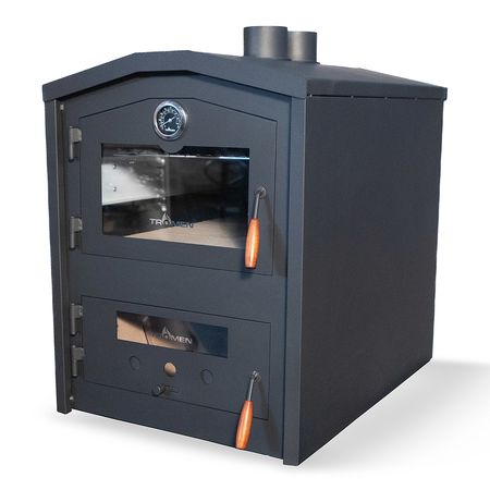 Horno Tromen TRH a lena para mesada con Kit de instalacion