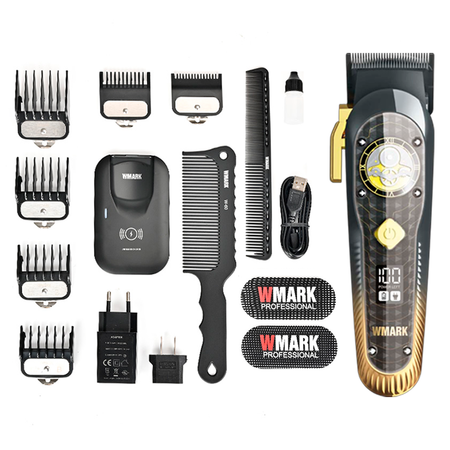 Cortadora De Pelo Con Base Carga Inalámbrica Wmark Ng-135Set