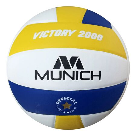 Pelota Voley Munich Victory 2000 Costura Laminated Microfibe Amarillo/azul 5