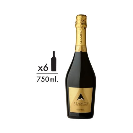 Espumante Alamos Extra Brut Caja x 6