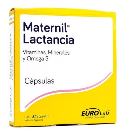 Eurolab Maternil Lactancia Suplemento Multivitaminico 32 Cap