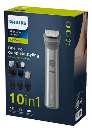 Philips MG5920/15 Gris Cortabarba Multigroom Serie 5000 10 En 1