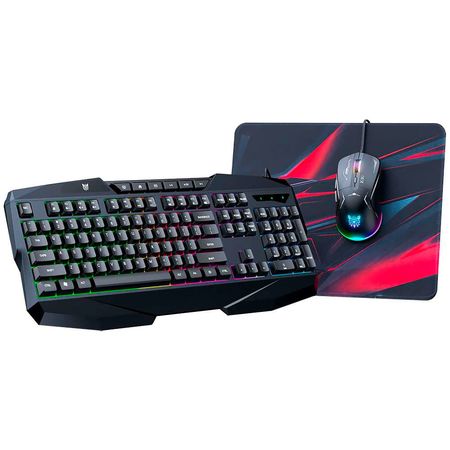Kit Gamer Teclado Mouse y Mouse Pad Onikuma Gaming TZ3006 RGB