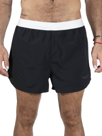 Short Saucony Endorphin Split Hombre Running Negro