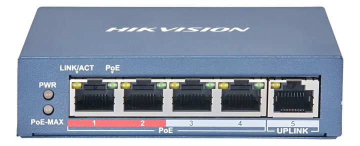 Switch Hikvision DS-3E0105P-E|M(C) - Vista 5