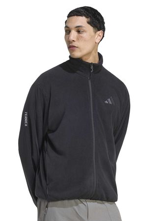 Campera Adidas Terrex Multi Fleece Hombre Outdoor Negro