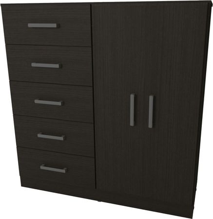 Chifoniers Muebles Orlandi 3403 2P 5C 120Cm Wengue
