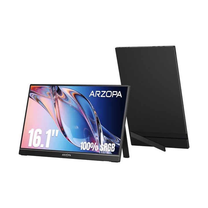 Monitor Portátil Arzopa Z1C 16.1" Full HD 100% sRGB Negro - Vista 1