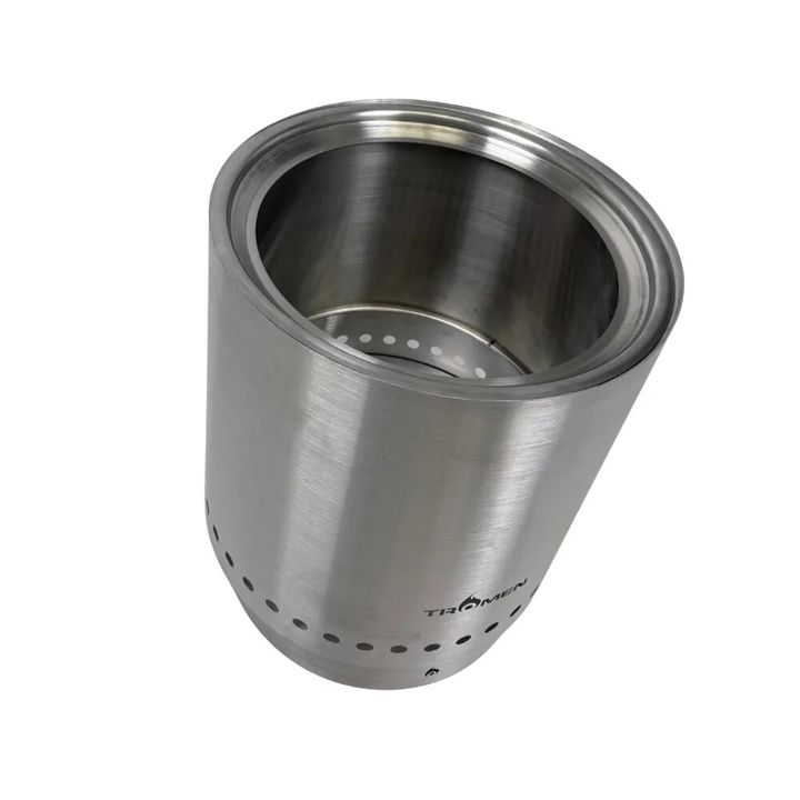 Fogonero Bajo Humo Tromen 380 Acero Inoxidable - Vista 5