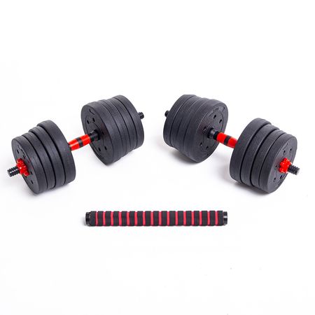 Kit Funcional Randers ARG-007 Mancuernas + Barra 25Kg
