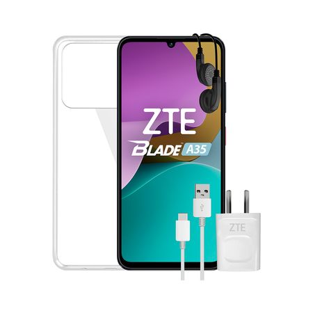 Celular Zte A35 Black 2+4gb 64gb Negro
