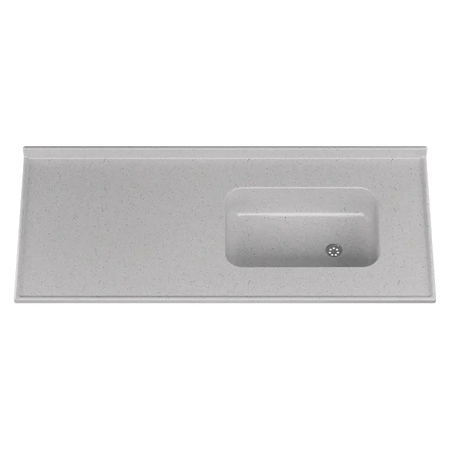 TAPA MESADA MM801 1.40X0.60m GR CL MS MARMOL SINTETICO