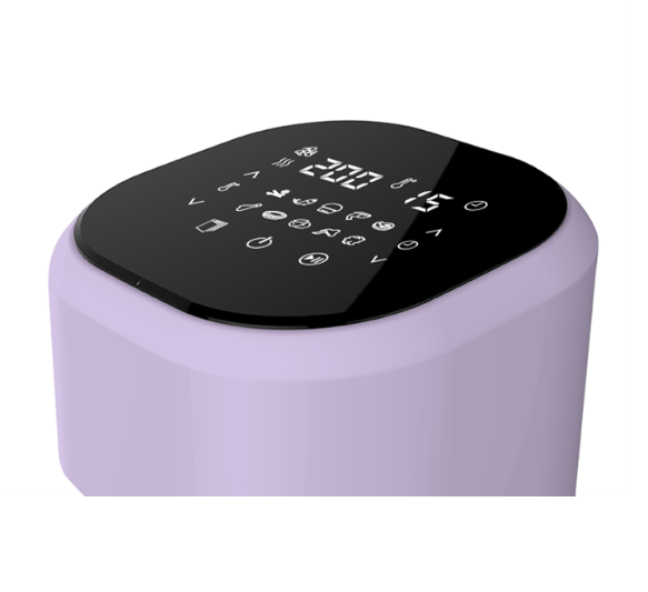 Freidora por aire digital 5lts YELMO - Vista 2