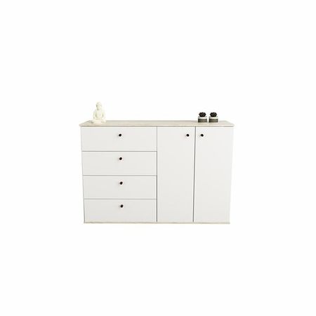 Vajillero DS Home 1,29 m 2 Puertas 4 Cajones Nevado Everest 129x90x38 cm