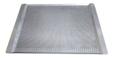 Bandeja Plana Perforada De Aluminio Espesor 1,2 Mm 44x32 Cm
