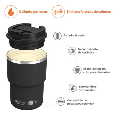 Vaso Térmico Asobu Coffee Express 360 ml - Pastel Pink
