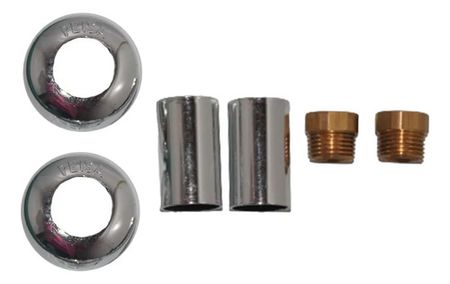 Peisa Kit Roseta Plastica Y Cobertor 1/2 Para Radiadores