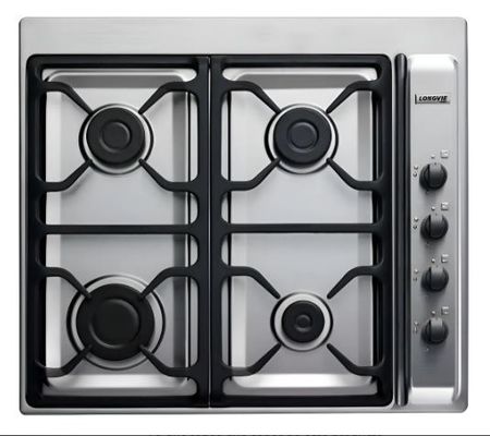 Anafe Multigas Longvie 4 H A6600xf Inoxidable De Empotrar
