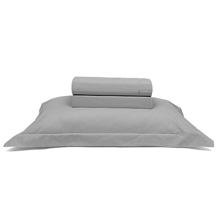 Juego de Sábanas de 230 hilos Reffin 1 plaza color Metálico